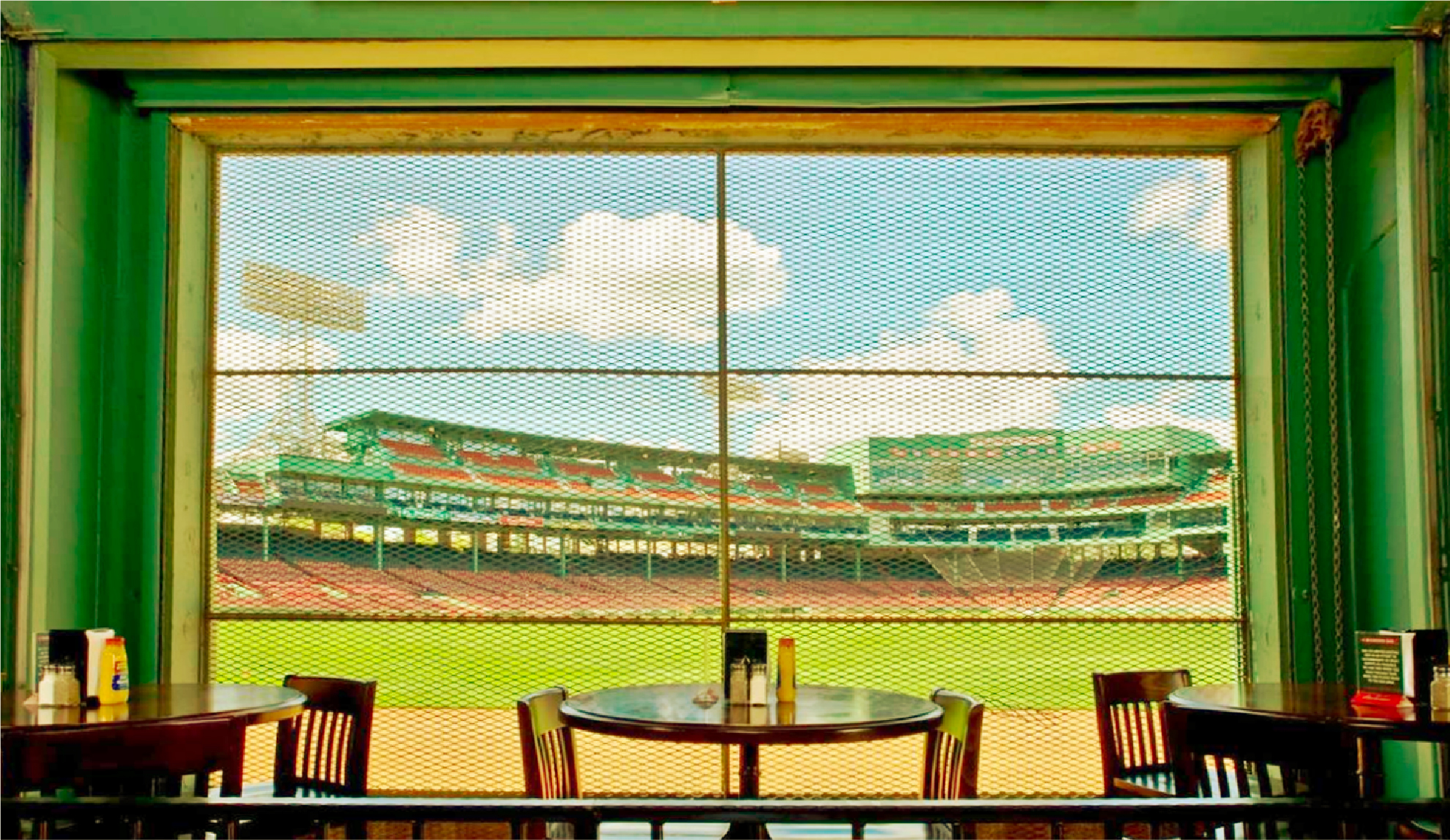 visiting fenway park bleacher bar inside