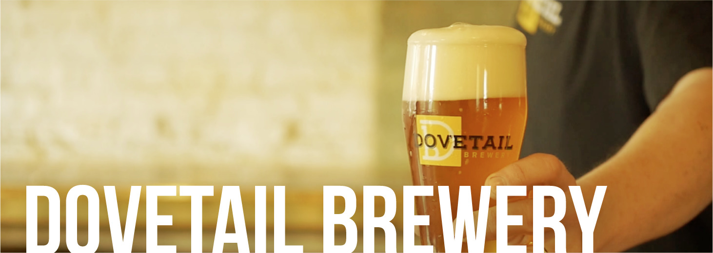 Dovetail brewery draft beer in a glass