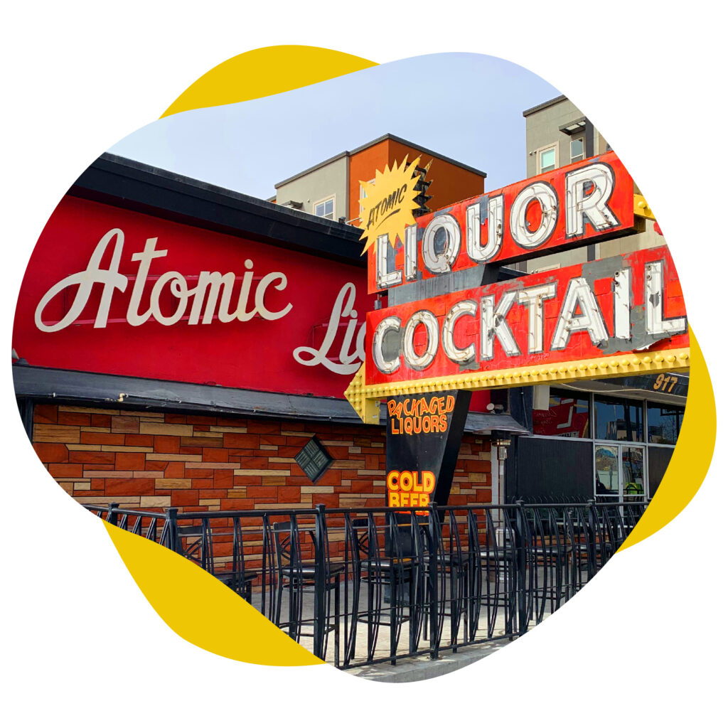 atomic liquors cocktail bar in historic las vegas