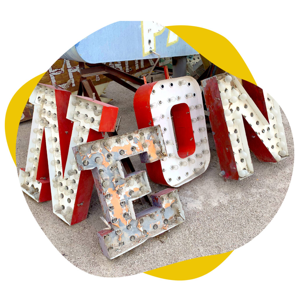 neon sign at the neon light museum